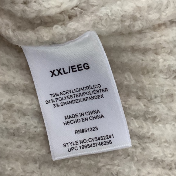 Vince Camuto plus XXL  2x  Sweater New w/tags - Picture 3 of 5